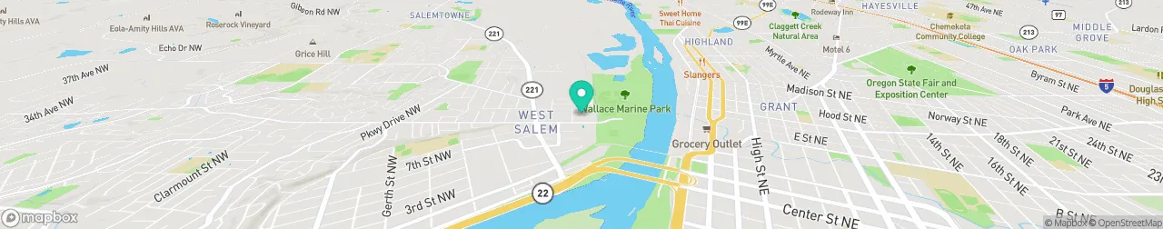 ev charging station on the map