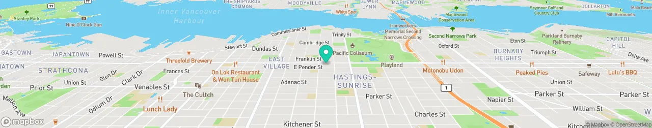 borne de recharge sur la carte