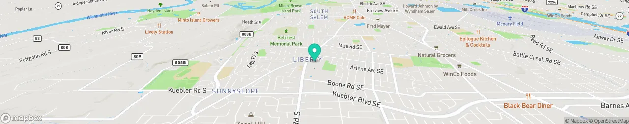 borne de recharge sur la carte