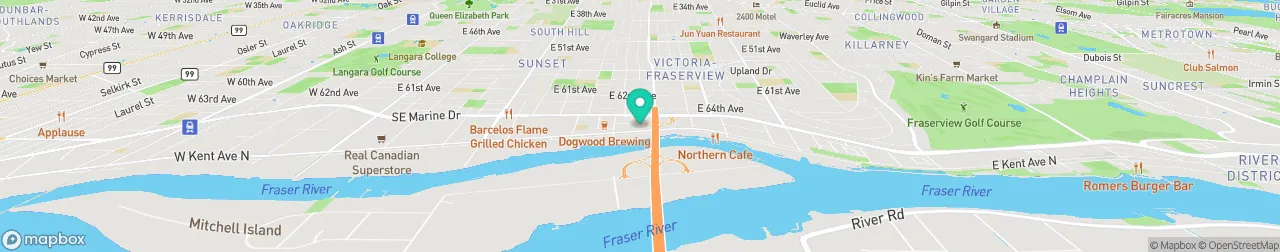 borne de recharge sur la carte