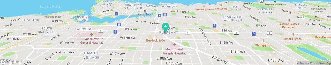 ev charging station on the map