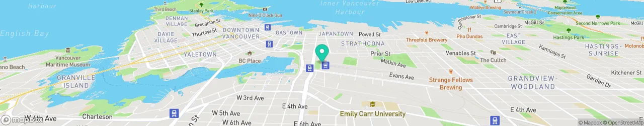 ev charging station on the map