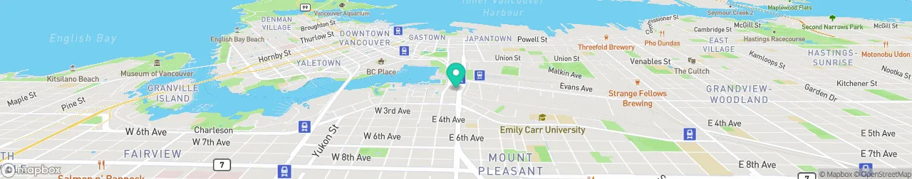 ev charging station on the map