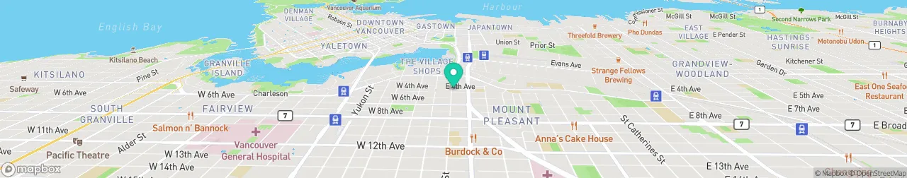 ev charging station on the map