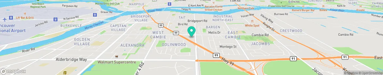 borne de recharge sur la carte