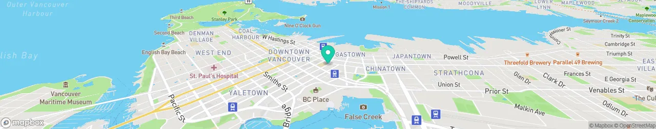 borne de recharge sur la carte