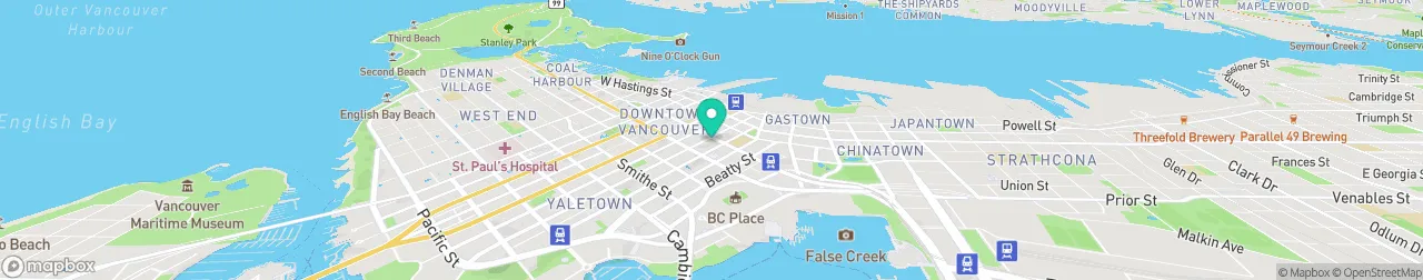 ev charging station on the map