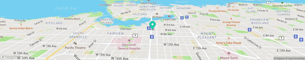 ev charging station on the map