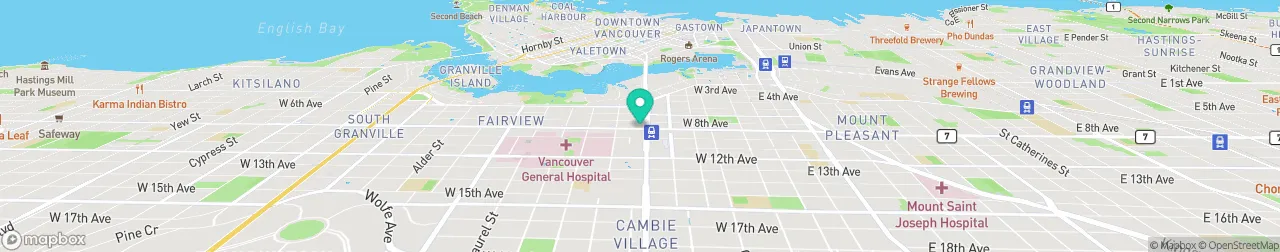 borne de recharge sur la carte