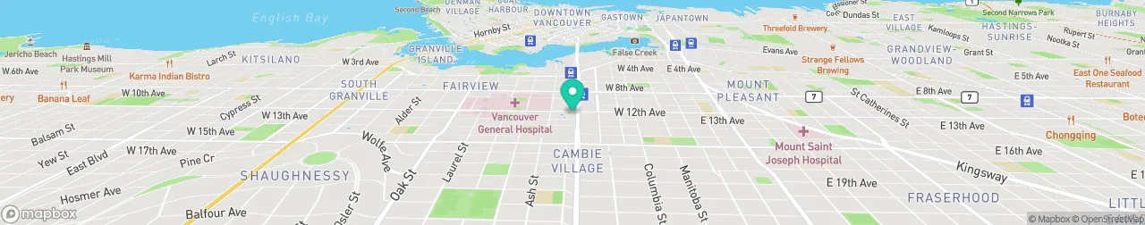 ev charging station on the map