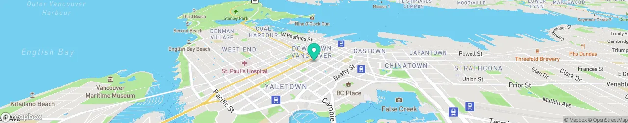 ev charging station on the map