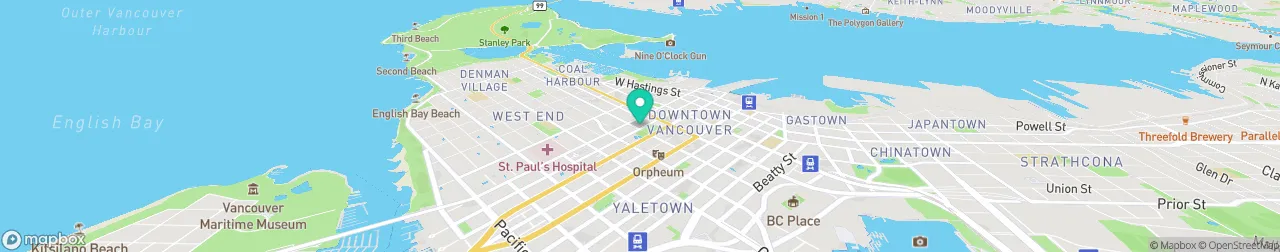 ev charging station on the map