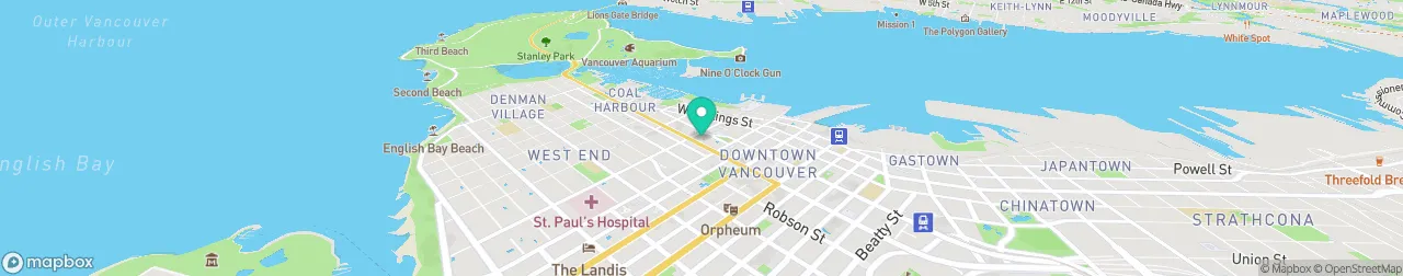 ev charging station on the map