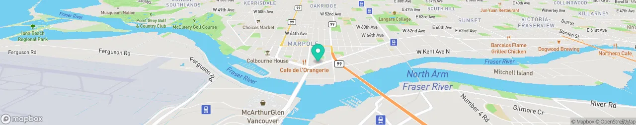 borne de recharge sur la carte