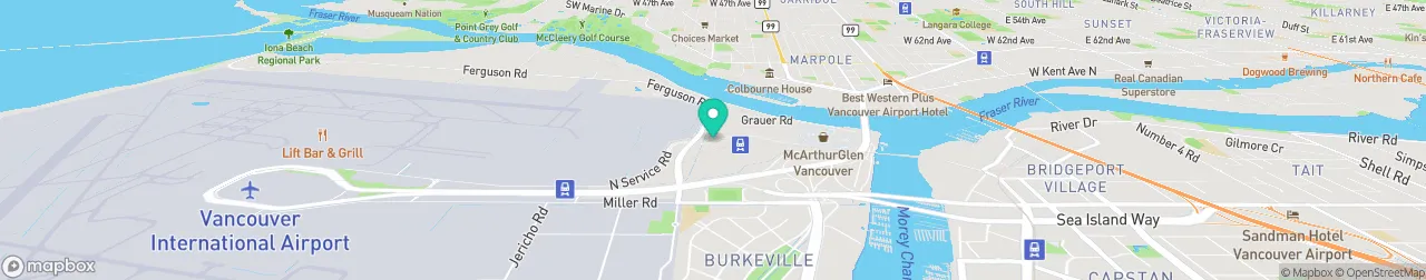 borne de recharge sur la carte