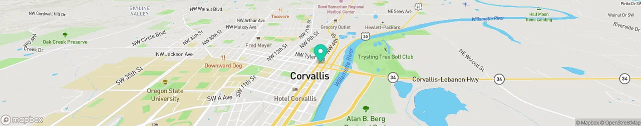 borne de recharge sur la carte