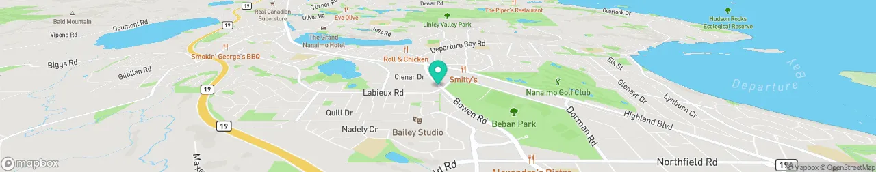 borne de recharge sur la carte