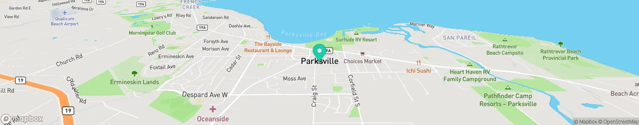 ev charging station on the map