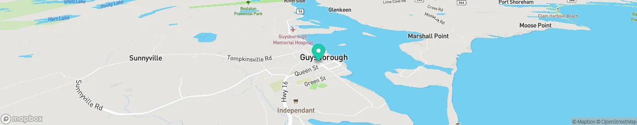 borne de recharge sur la carte