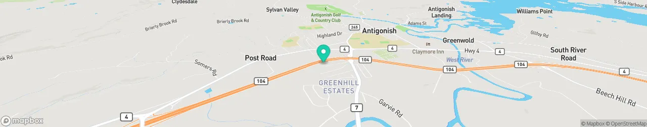 borne de recharge sur la carte