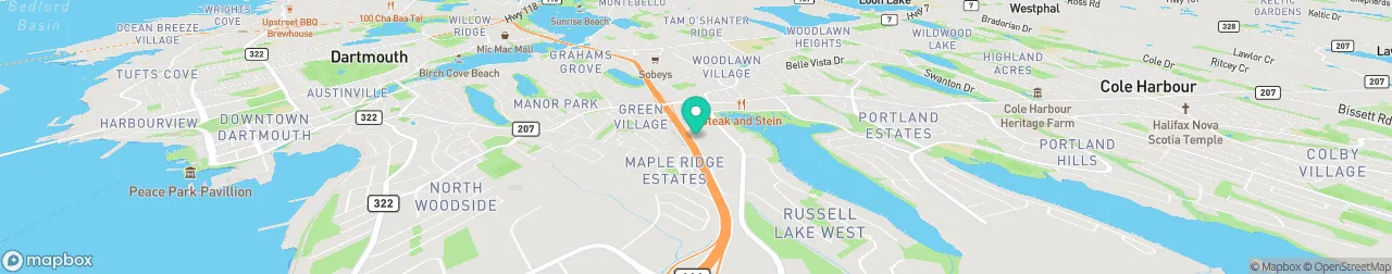 borne de recharge sur la carte