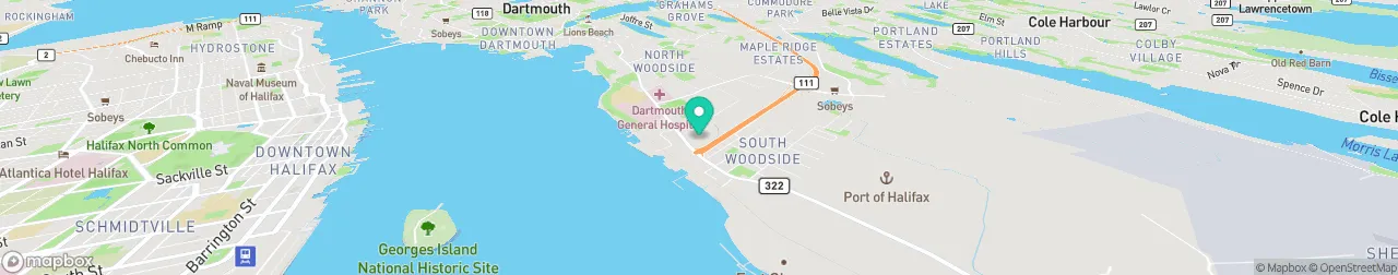 borne de recharge sur la carte