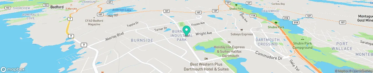 ev charging station on the map