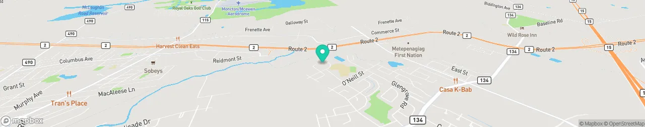 borne de recharge sur la carte