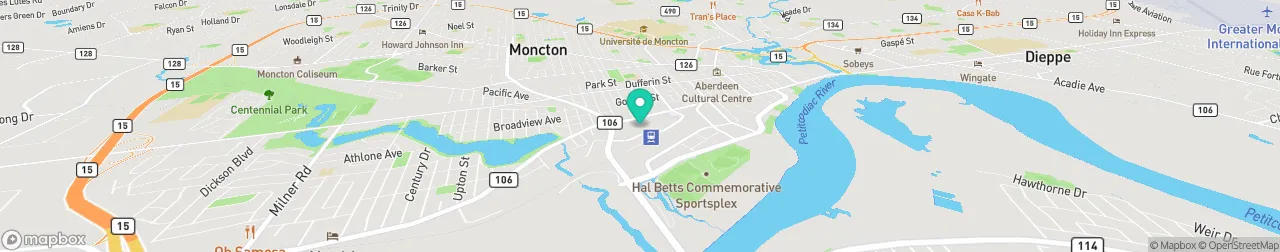 borne de recharge sur la carte