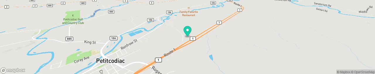 borne de recharge sur la carte