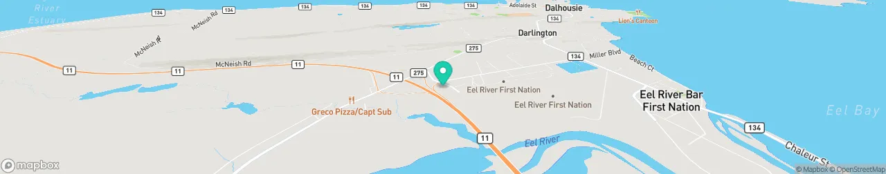 borne de recharge sur la carte