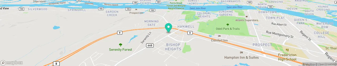 borne de recharge sur la carte