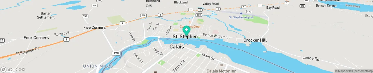 ev charging station on the map