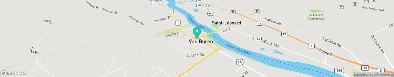 borne de recharge sur la carte