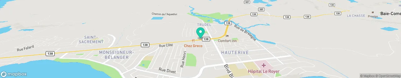 ev charging station on the map