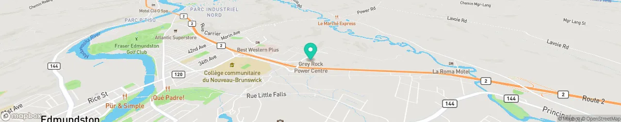 borne de recharge sur la carte