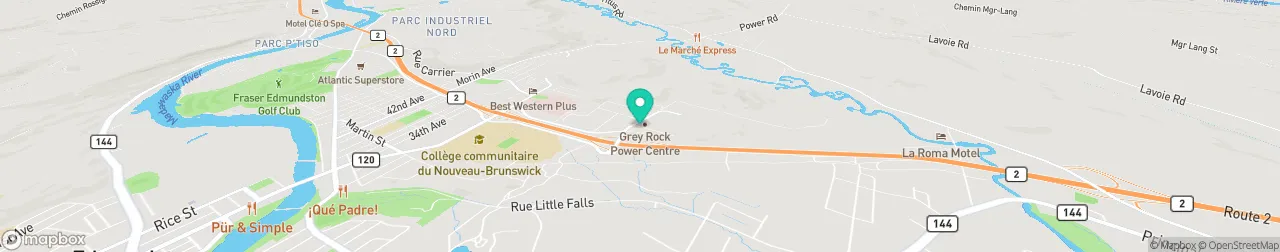 borne de recharge sur la carte