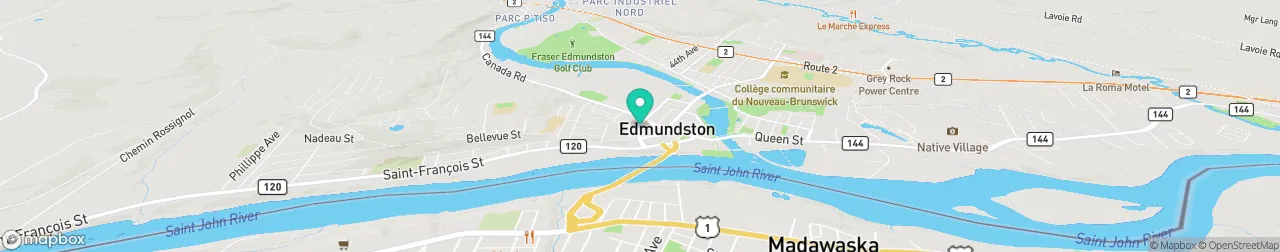 borne de recharge sur la carte