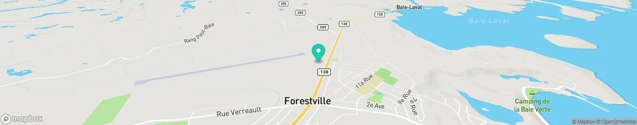 borne de recharge sur la carte