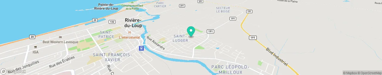 borne de recharge sur la carte