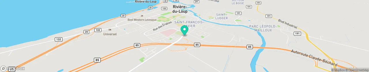 borne de recharge sur la carte