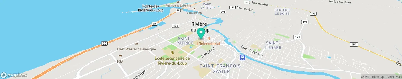 borne de recharge sur la carte