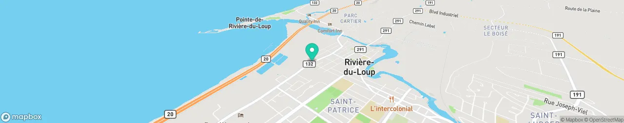 borne de recharge sur la carte