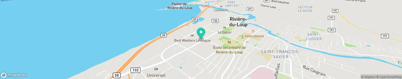 borne de recharge sur la carte