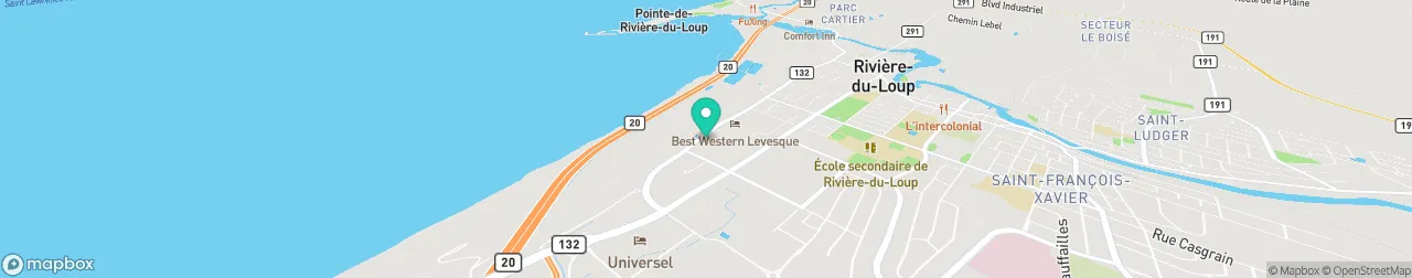 borne de recharge sur la carte