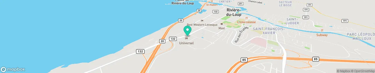 borne de recharge sur la carte