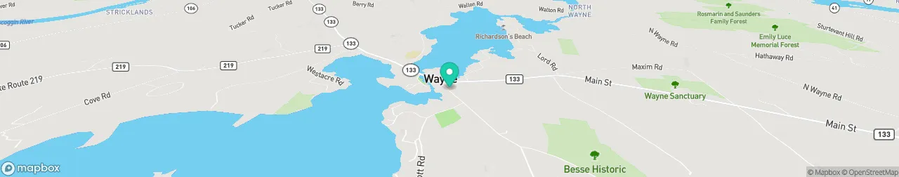 borne de recharge sur la carte