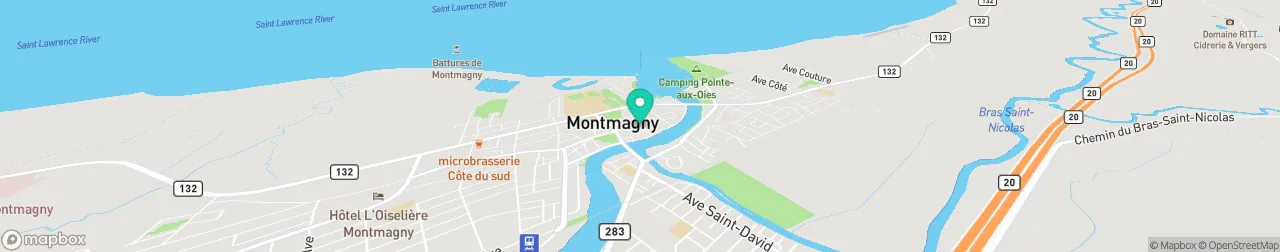 borne de recharge sur la carte