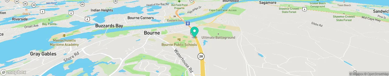 borne de recharge sur la carte