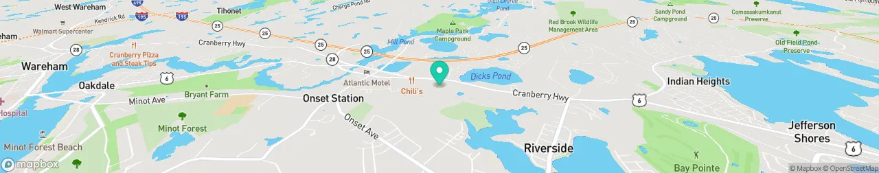 borne de recharge sur la carte